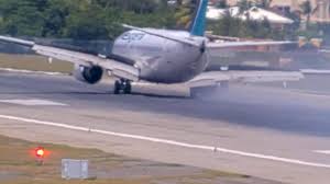 WestJet plane makes ‘hard landing’ Sunday at Sint Maarten airport