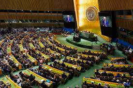 As some nations face destruction, UN listens to Trump decry climate ‘scam’
