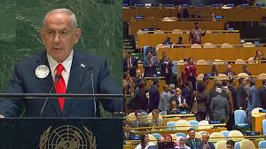 Netanyahu faces walkouts during UN speech, Canada not among them